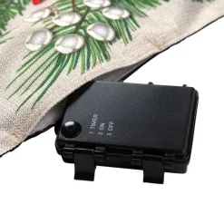 Wind And Weather Led Hanging Holiday Door Banner