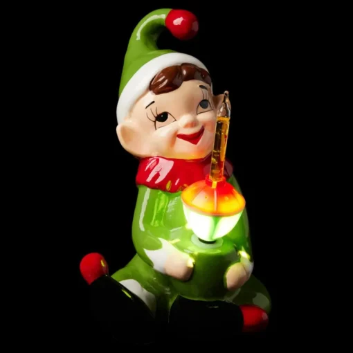 Winter Lane 10" Ceramic Bubble Light Character