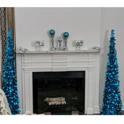Winter Lane 6' Illuminated Slim Pop-Up Holiday Tree