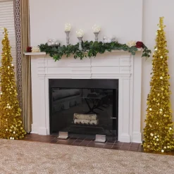 Winter Lane 6' Illuminated Slim Pop-Up Holiday Tree