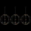 Winter Lane Collapsible Led Illuminated Spheres - Set Of 3