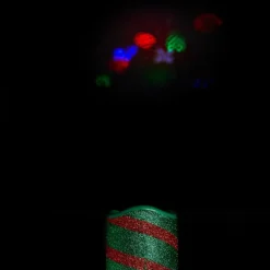 Winter Lane Holiday Glitter Projector Candle With Remote