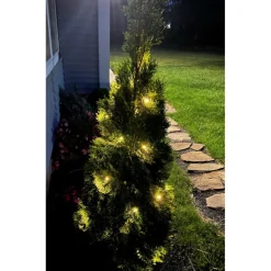 Winter Lane 150-Led Strand Of Solar-Powered Fairy Lights