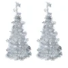 Winter Lane 2-Pack 2' Pop-Up Tinsel Holiday Trees