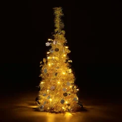Winter Lane 2-Pack 2' Pop-Up Tinsel Holiday Trees