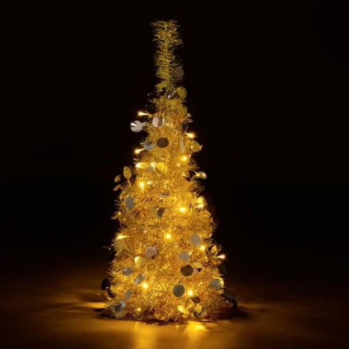 Winter Lane 2-Pack 2' Pop-Up Tinsel Holiday Trees