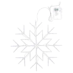 Winter Lane Set Of 2 Twinkle Snowflakes With 6-Hour Timer