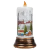 Winter Lane Spinning Led Glitter Candle