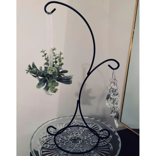 Winter Lane Two-Tiered Ornament Stands - Set Of 3